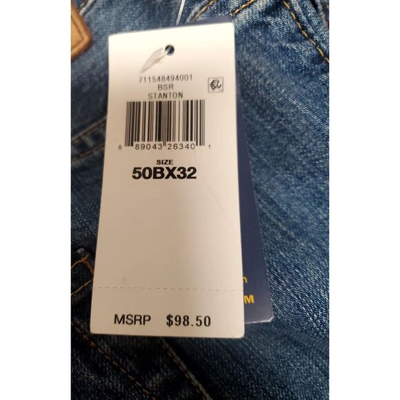 Polo Ralph Lauren Jeans 50x32 NWT The Hampton Relaxed Straight Denim Made Mexico - Picture 15 of 15